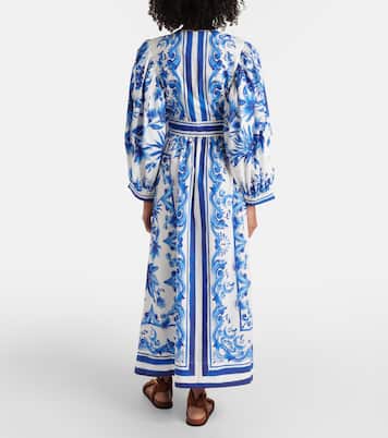 Abito chemisier Garden Tiles in cotone | Farm Rio