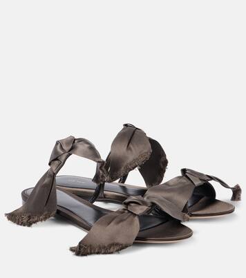 Vika satin sandals | The Row