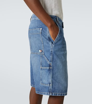 High-rise denim Bermuda shorts | Bottega Veneta