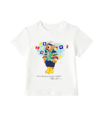 Baby Polo Bear printed cotton jersey T-shirt | Polo Ralph Lauren Kids