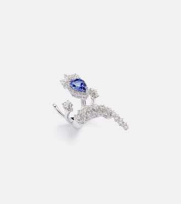 Reign Supreme 18kt white gold ring with tanzanite and diamonds | Yeprem