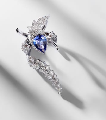 Reign Supreme 18kt white gold ring with tanzanite and diamonds | Yeprem