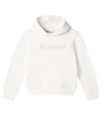 Felpa con cappuccio Tita in pile di cotone con ricamo | Bonpoint