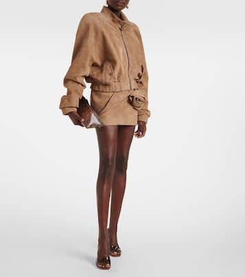 Pantoletten Lupita Glass 95 | Amina Muaddi