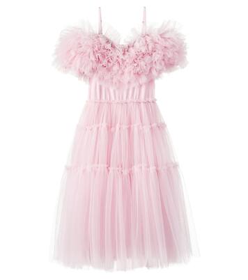 Carnation ruffled tulle dress | Tutu Du Monde