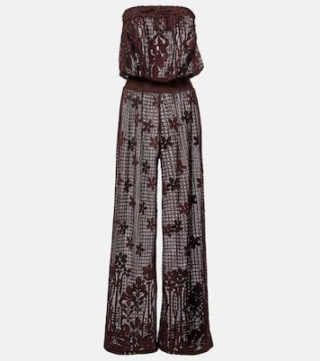 Combi-pantalon Viv en coton mélangé | Melissa Odabash