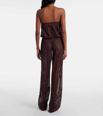 Combi-pantalon Viv en coton mélangé | Melissa Odabash