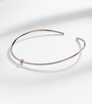 Choker Pomellato Together in oro rosa 18kt con diamanti  | Pomellato