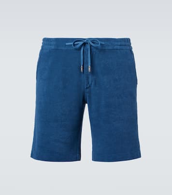 Cotton terry shorts | Fedeli