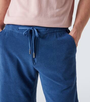 Cotton terry shorts | Fedeli