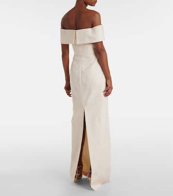 Clover brocade gown | Markarian