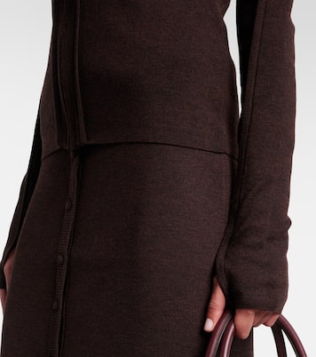 Kapuzenjacke aus einem Wollgemisch | Victoria Beckham