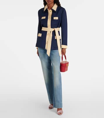 Vain VLogo patent leather vanity bag | Valentino Garavani