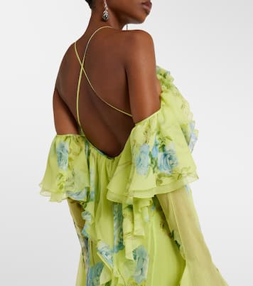 Robe aus Seiden-Crêpe | Blumarine