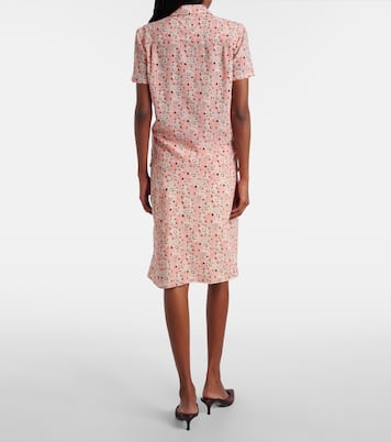 Floral silk-blend shirt | Prada