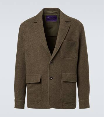 Manteau en sergé de cachemire et laine | Ralph Lauren Purple Label