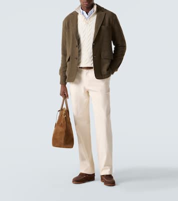 Manteau en sergé de cachemire et laine | Ralph Lauren Purple Label