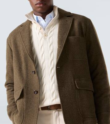 Manteau en sergé de cachemire et laine | Ralph Lauren Purple Label