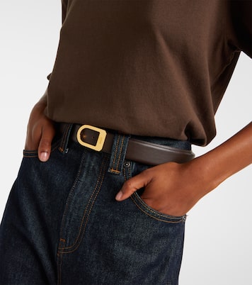 Saddle 30mm leather belt | Khaite