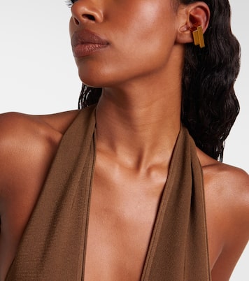 Empire 18kt gold-plated ear cuffs  | Khaite