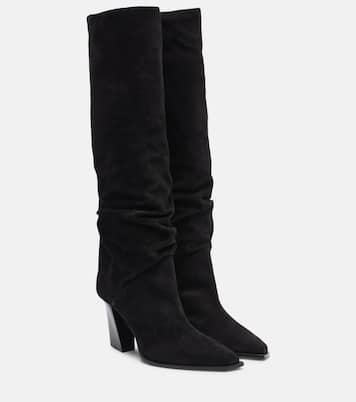 Stiefel Hart 85 aus Veloursleder | Jimmy Choo