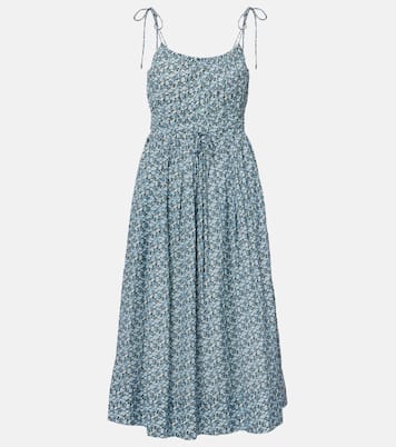 Millie floral shirred midi dress | Veronica Beard