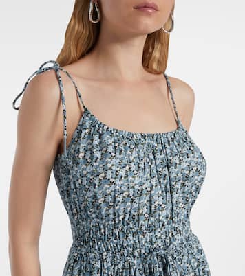 Millie floral shirred midi dress | Veronica Beard