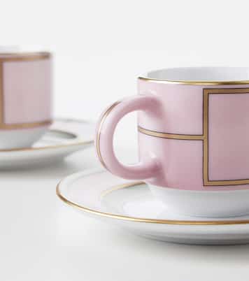 Diva set of 2 espresso cups and saucers | Ginori 1735