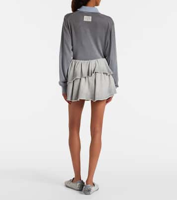 Minifalda en mezcla de algodón | Acne Studios