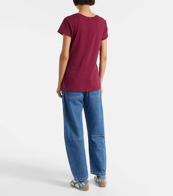 T-Shirt Odelia aus Baumwoll-Jersey | Velvet