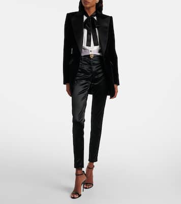 Schluppenbluse aus Seide | Dolce&Gabbana