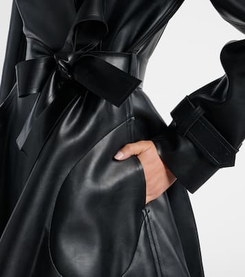 Belted double-breasted flared minidress | Norma Kamali