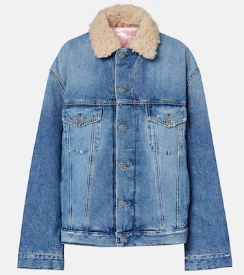 Jeansjacke mit Teddyfleece | Acne Studios