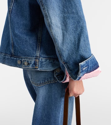 Jeansjacke mit Teddyfleece | Acne Studios