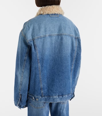 Jeansjacke mit Teddyfleece | Acne Studios
