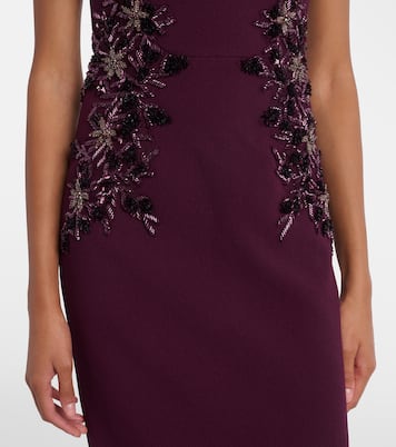 Beatrice embellished crêpe gown | Rebecca Vallance