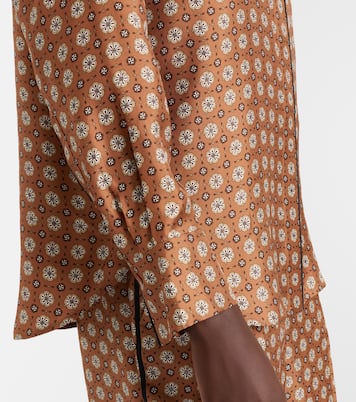 Graphic Dreams printed silk twill shirt | Dorothee Schumacher
