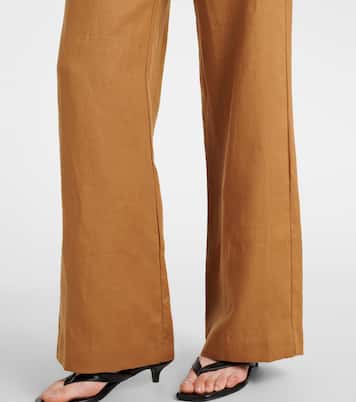 Pantaloni Ilride in lino a gamba larga | Faithfull