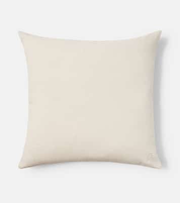 Botanist beaded linen cushion | Jonathan Adler