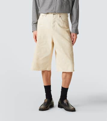 Distressed denim Bermuda shorts | Acne Studios