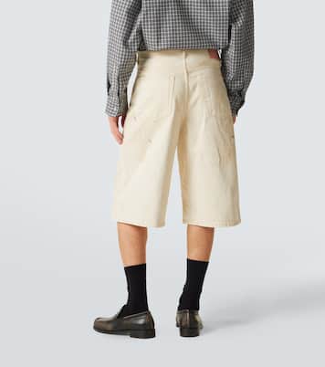 Distressed denim Bermuda shorts | Acne Studios