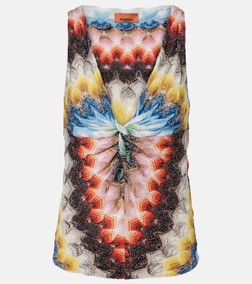 Top de lamé fruncido | Missoni
