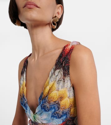 Top de lamé fruncido | Missoni