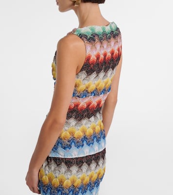 Top de lamé fruncido | Missoni