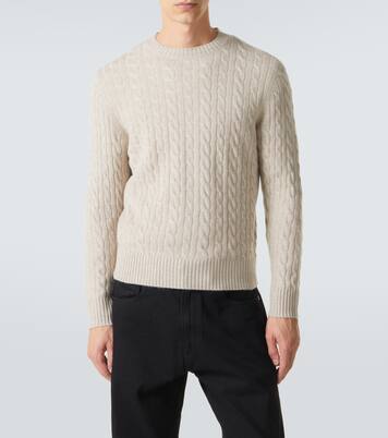 Cable-knit cashmere sweater | Arch4