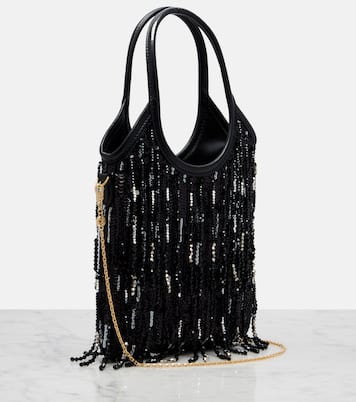 Ivy Medium embellished satin tote bag | Miu Miu