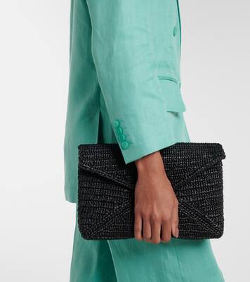 Blazer cruzado Olimpia de lino espigado | Max Mara