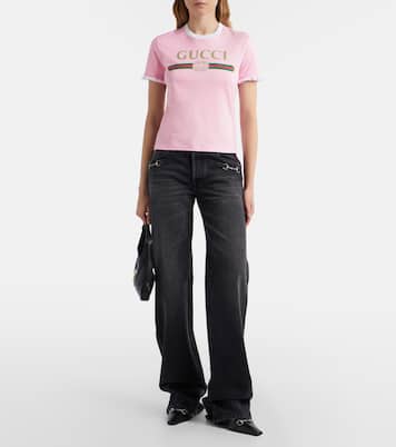 Logo cotton jersey T-shirt | Gucci