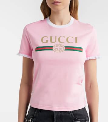 Logo cotton jersey T-shirt | Gucci