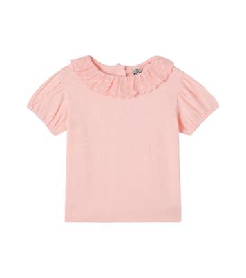 Niris lace-trimmed cotton T-shirt  | Bonton